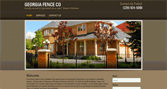 Desktop Screenshot of georgiafenceco.com